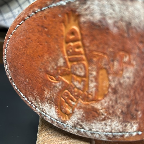 Freebird by Steven Violet leather snakeskin sandal - Picture 5 of 7